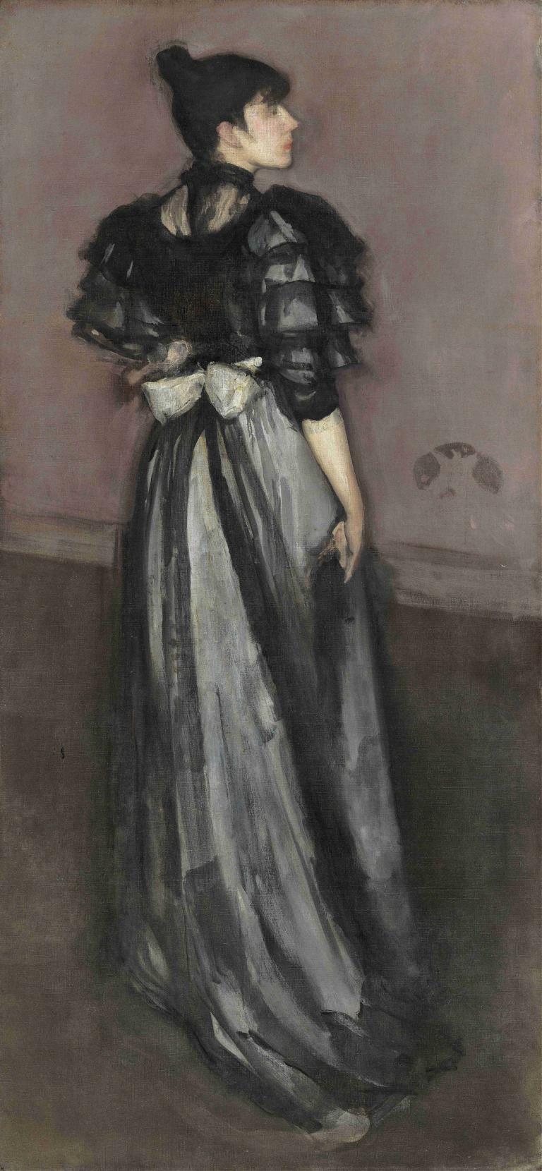 Mother of Pearl and Silver - The Andalusian,Madreperla e argento - L'Andaluso,James McNeill Whistler