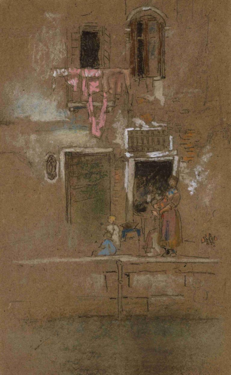 Note in Pink and Brown,Nota in rosa e marrone,James McNeill Whistler,Pittura ad olio,Pittura ad olio