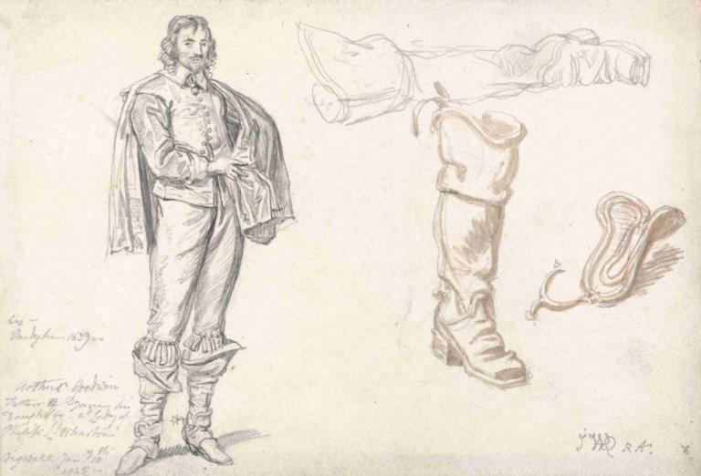 Studies after Anthony van Dyck's Portrait of Arthur Goodwin