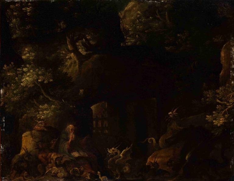 The Temptation Of St Anthony,Godaan dari St Anthony,Jan Brueghel The Elder,Jan Brueghel Sang Penatua