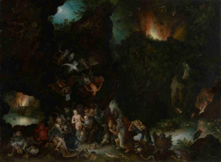 The Temptation of Saint Anthony,Godaan Santo Antonius,Jan Brueghel The Elder,Jan Brueghel Sang Penatua