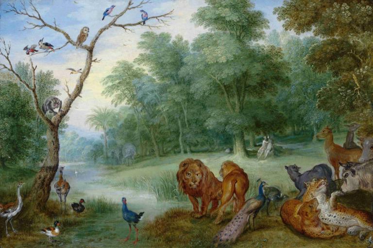 Paradise with the Fall of Man,Surga dengan Kejatuhan Manusia,Jan Brueghel the Younger