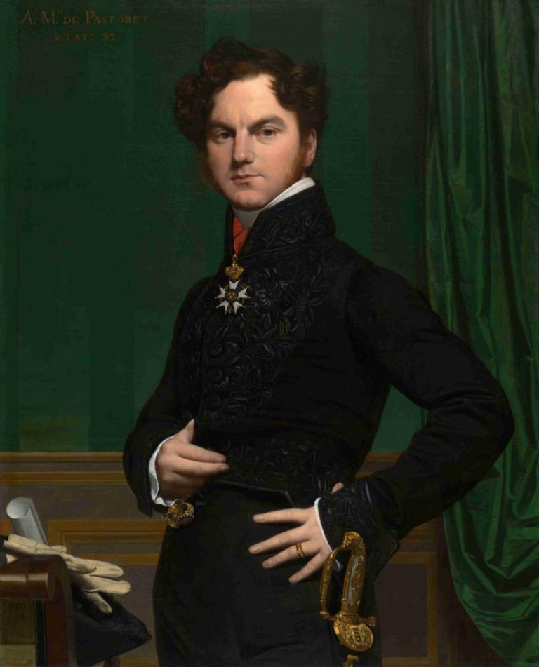 Amédée-David, the Comte de Pastoret,เดวิด ท่านเคานท์เรย์,Jean Auguste Dominique Ingres