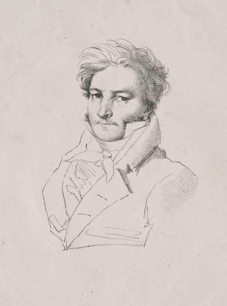 Jacques Marguet de Norvins,Jean Auguste Dominique Ingres,Skizze,Skizze, Solo, 1Junge, männlicher Fokus