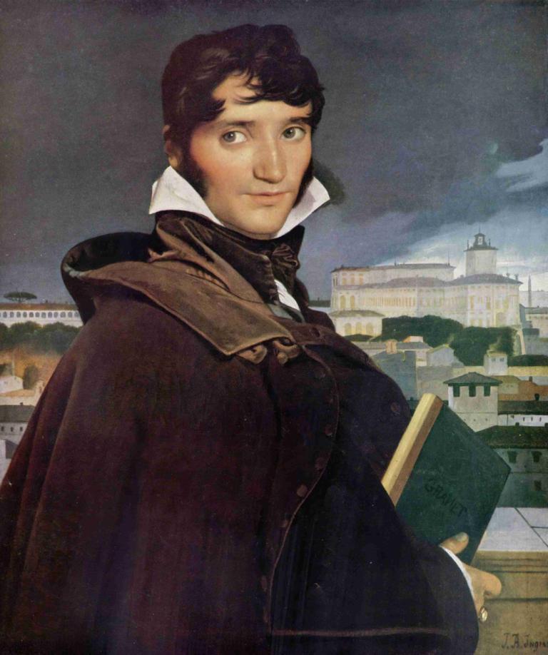 Portrait of François Marius Granet (1777-1849),フランソワ・マリウス・グラネ（1777-1849）の肖像,Jean Auguste Dominique Ingres