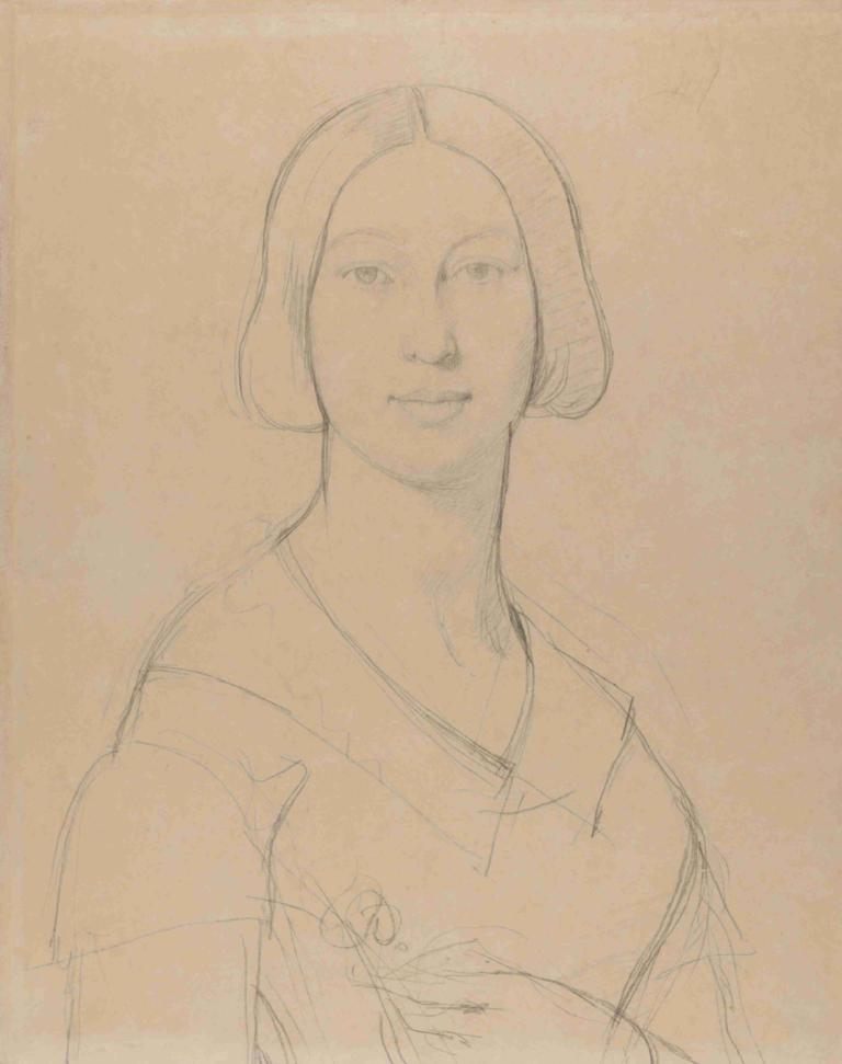 Portrait of Madame Paul Meurice, née Palmyre Granger,ポール・ムーリス夫人（旧姓パルミール・グランジェ）の肖像