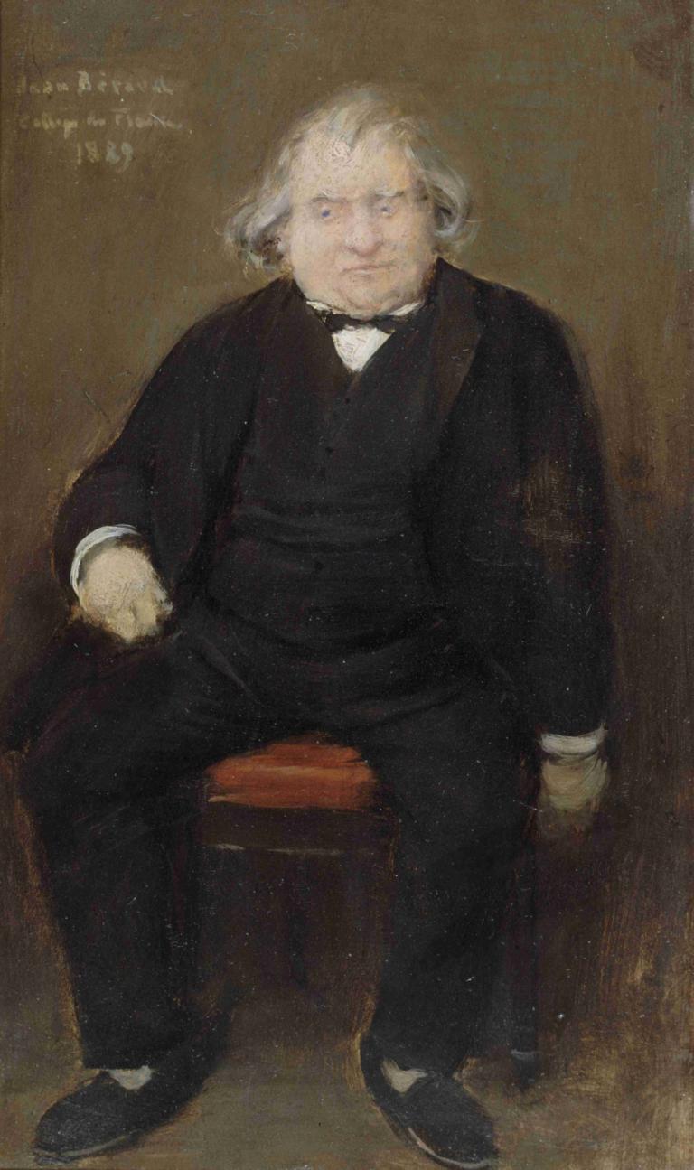 Portrait d'Ernest Renan (1823-1892), philosophe,Porträt von Ernest Renan (1823-1892), Philosoph,Jean Béraud