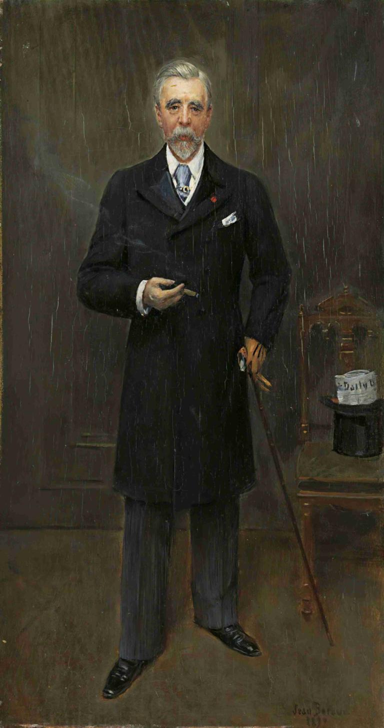 Portrait of Sir Campbell Clarke,Porträt von Sir Campbell Clarke,Jean Béraud,Ölgemälde,Ölgemälde, alt, 1Junge