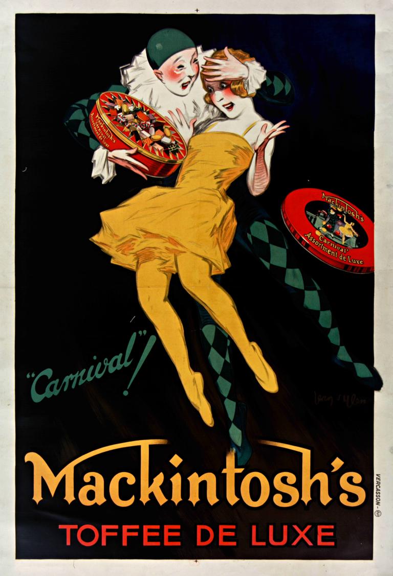 Carnival! Mackintosh's toffee de luxe,Karneval! Mackintoshův karamel de luxe,Jean d'Ylen,Ilustrace,Ilustrace