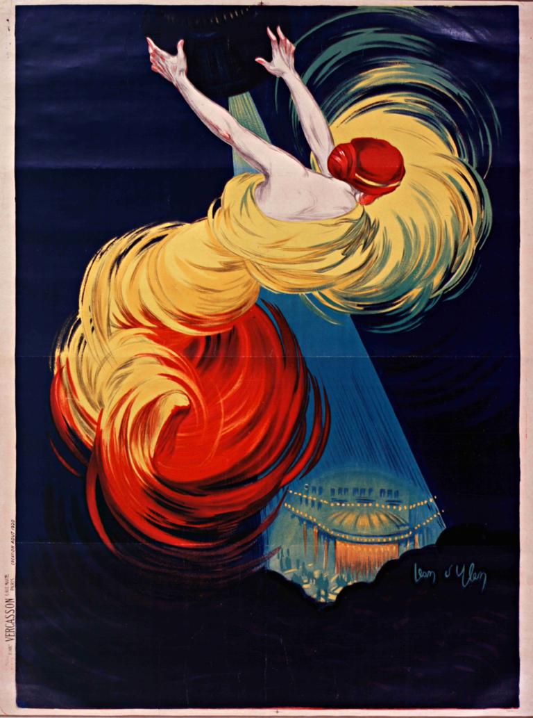 Danse de Moscou,Moskevský tanec,Jean d'Ylen,Ilustrace,Ilustrace, šaty, 1 dívka, sólo, tanec, blond vlasy