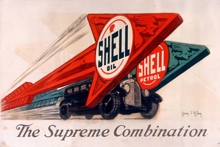 Shell oil - Shell petrol - The supreme combination,Shell olja - Shell bensin - Den bästa kombinationen