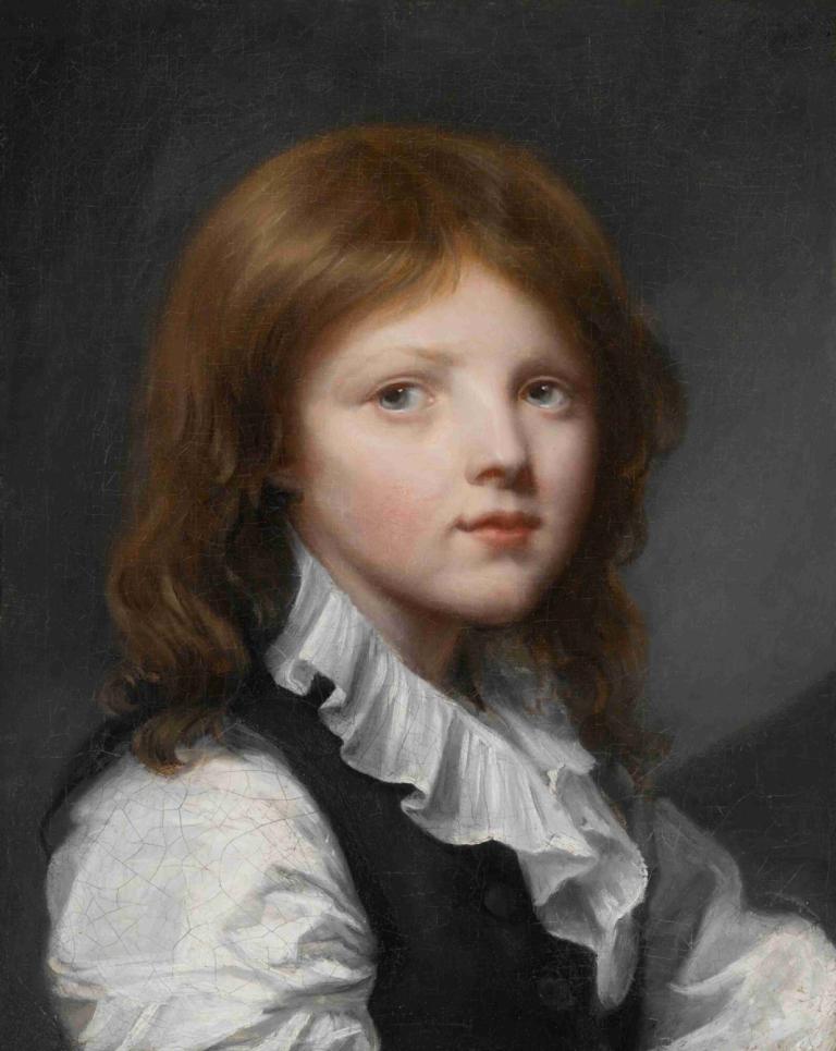 Portrait Of A Boy In A Black Waistcoat, Turned To The Right