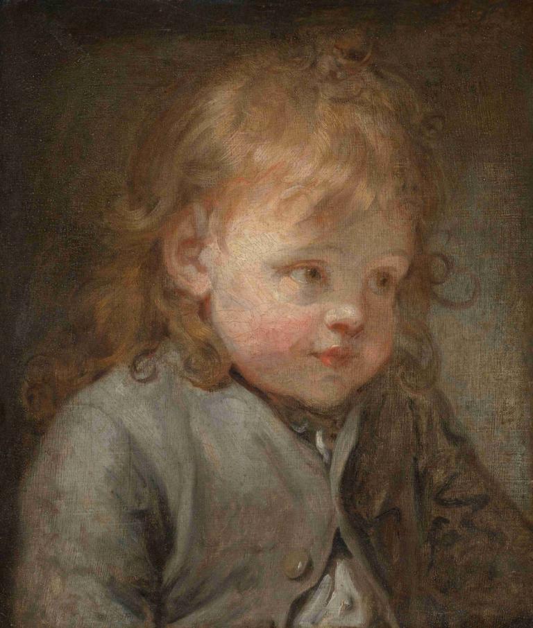 Portrait Of A Young Boy,Nuoren pojan muotokuva,Jean-Baptiste Greuze,Öljymaalaus,Öljymaalaus, 1 tyttö, yksin