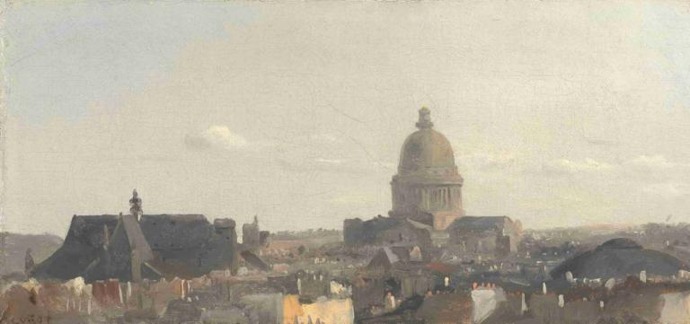 Vue Du Panthéon À Paris ['view Of The Pantheon, Paris'],Vue Du Panthéon À Paris ['Pantheon'un görünümü