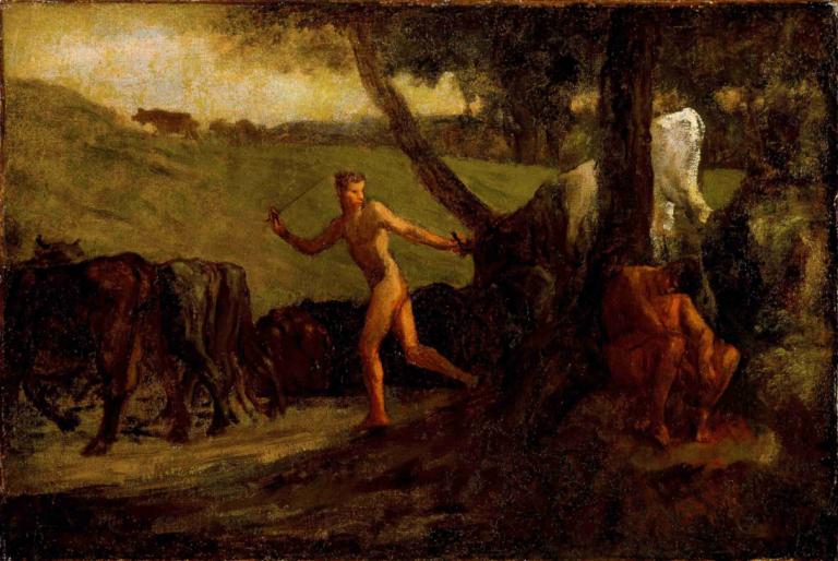 Study For 'mercury Leading The Cows of Argus To Water'