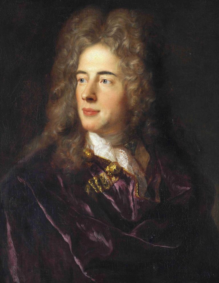 Portræt af miniaturemaler Jacques-Antoine Arlaud,- Jacques Jr. - Antoine Arrader.,Jean-François de Troy