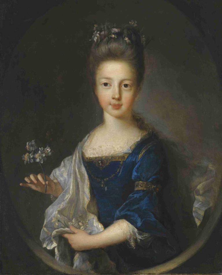 Portrait Of Princess Luisa Maria Theresa Stuart (1692-1712),Jean-François de Troy,Oil Painting,Oil Painting