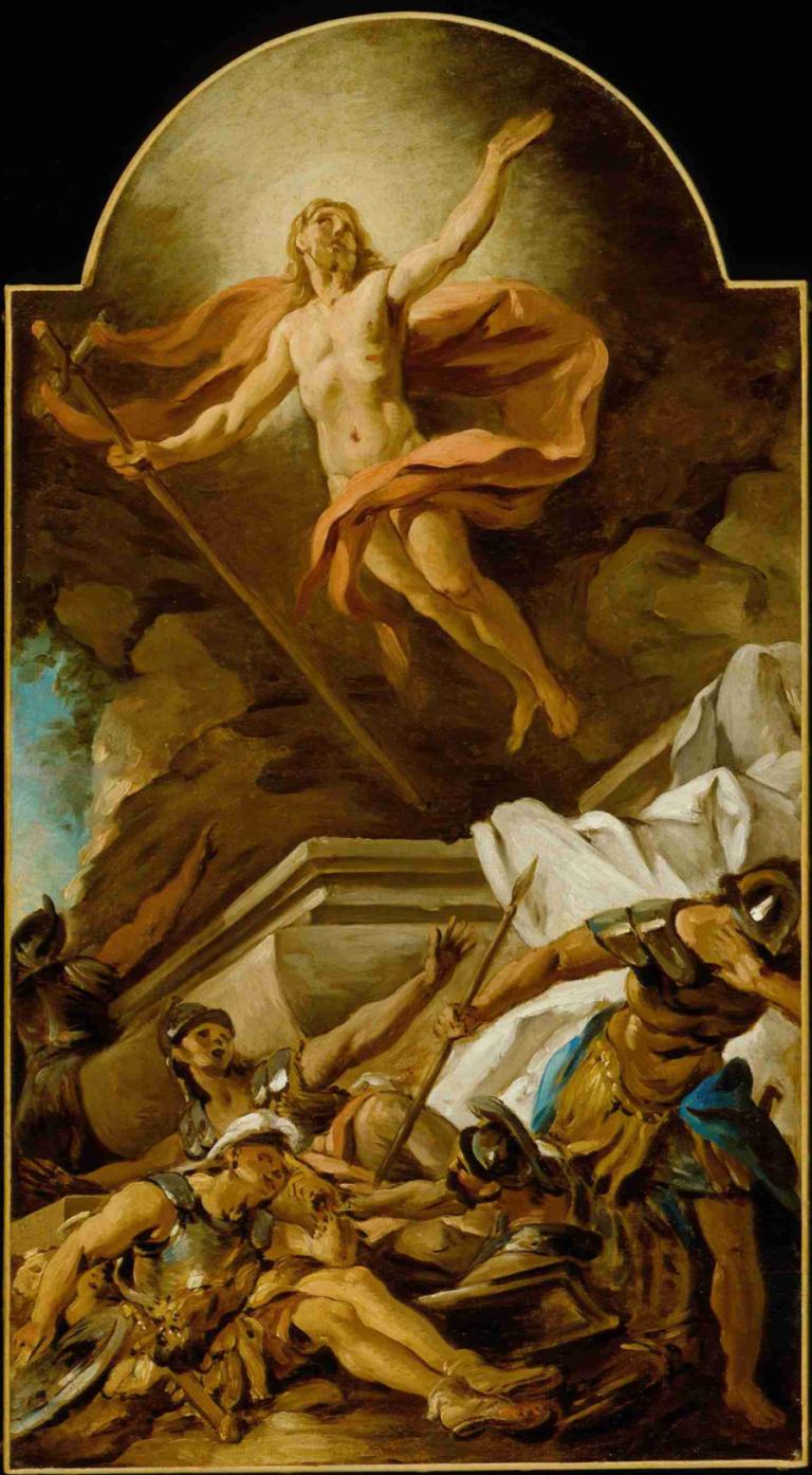 The Resurrection,Zmartwychwstanie,Jean-François de Troy,Obraz olejny,Obraz olejny, parodia sztuki