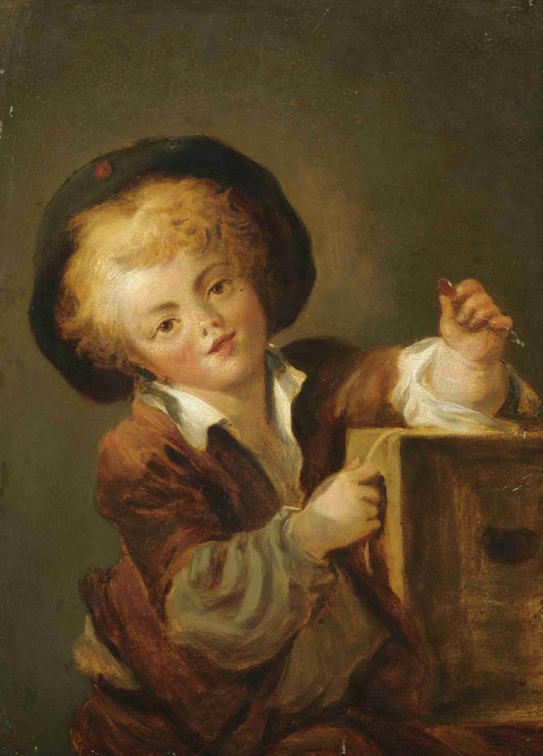 Le Petit Garçon à la Curiosité - A Little Boy With A Curiosity