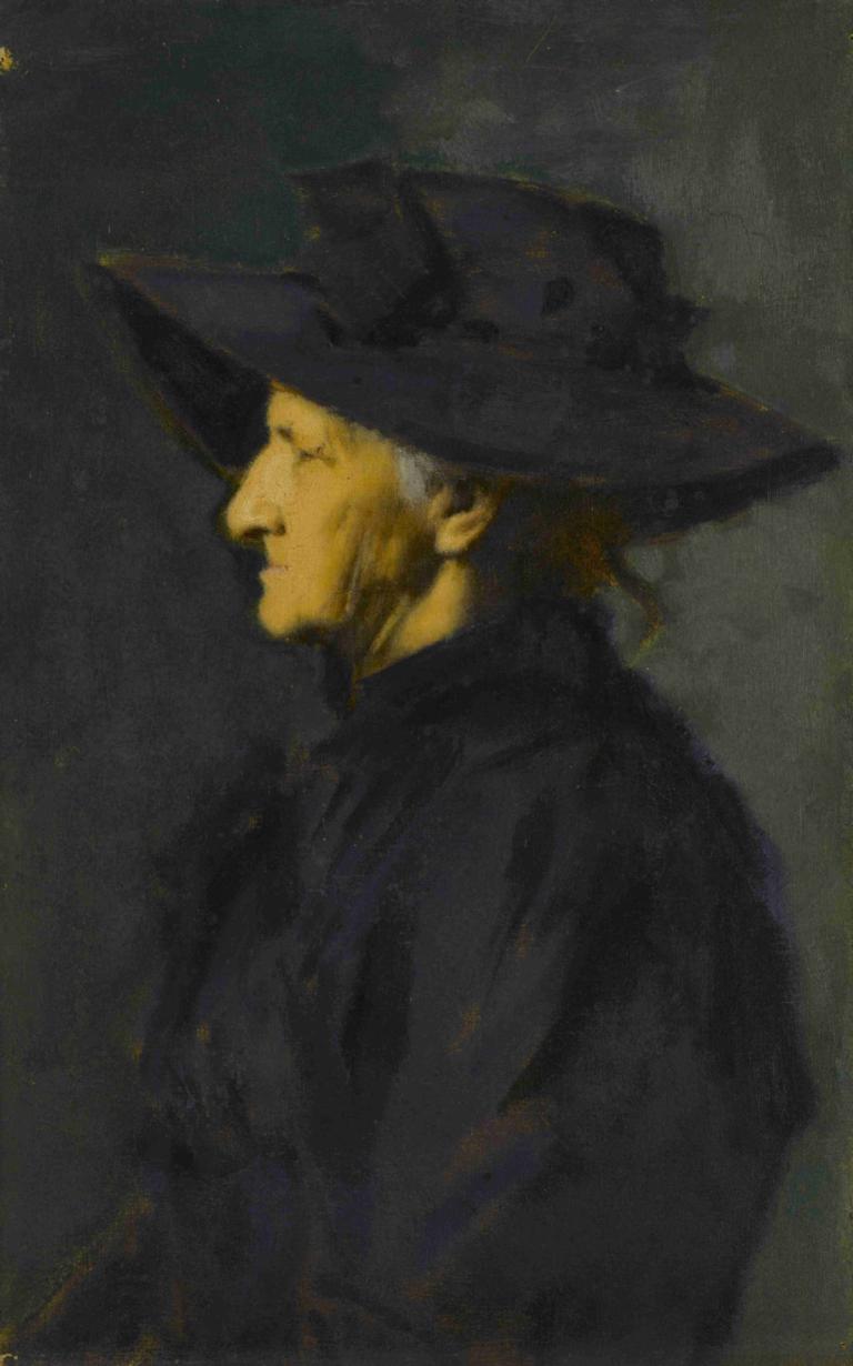 Madame Séraphin Henner,Mevrouw Séraphin Henner,Jean-Jacques Henner,Olieverf,Olieverf, solo, 1 jongen