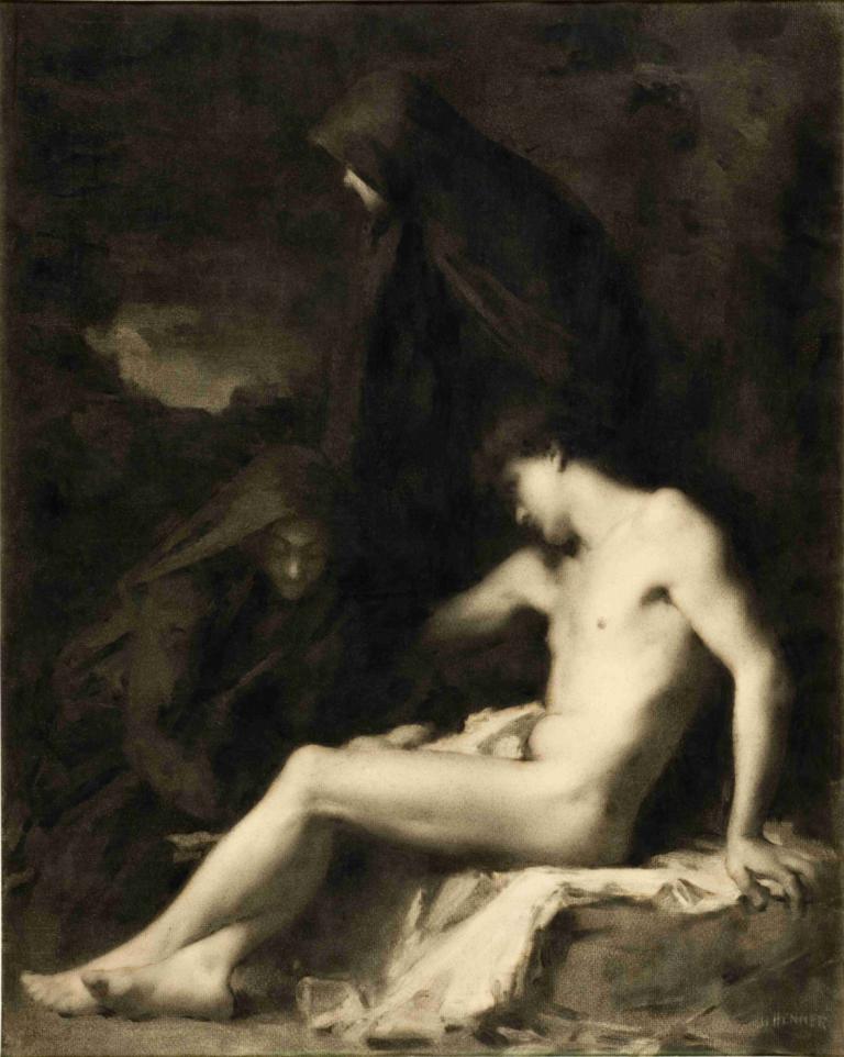 Saint Sebastian Attended by Saint Irene,Sint Sebastiaan bijgestaan door Sint Irene,Jean-Jacques Henner