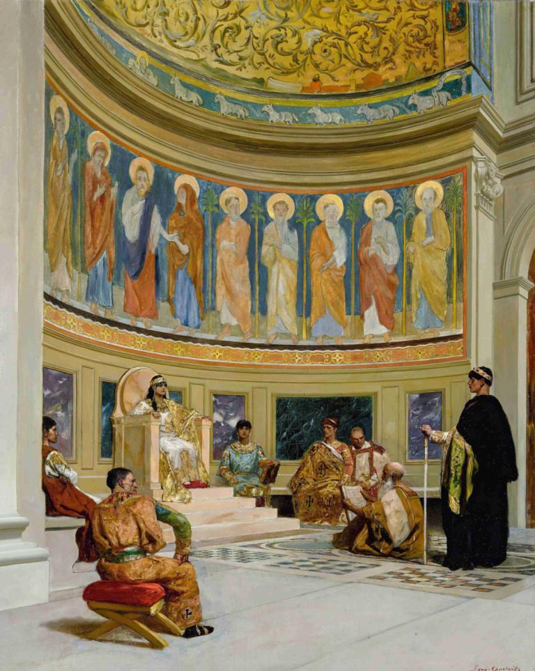 Saint John Chrysostom Exiled By The Empress Eudoxia,Sfântul Ioan Hrisostom exilat de împărăteasa Eudoxia