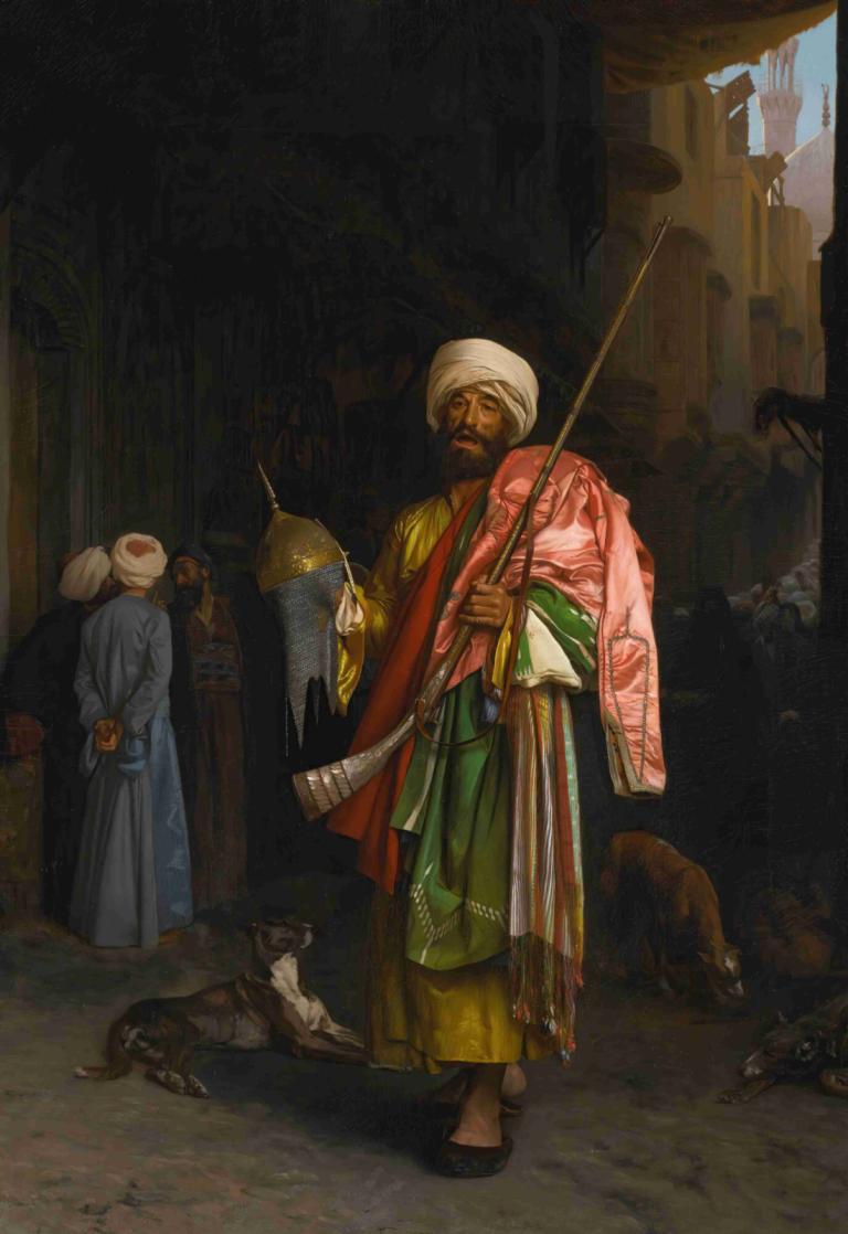 Marchand Ambulant Au Caire,Jean-Léon Gérôme,Pictura in ulei,Pictura in ulei, vechi, deținere