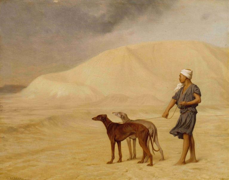 On the Desert,Sur le désert,Jean-Léon Gérôme,Peinture à l'huile,Peinture à l'huile, parodie des beaux-arts