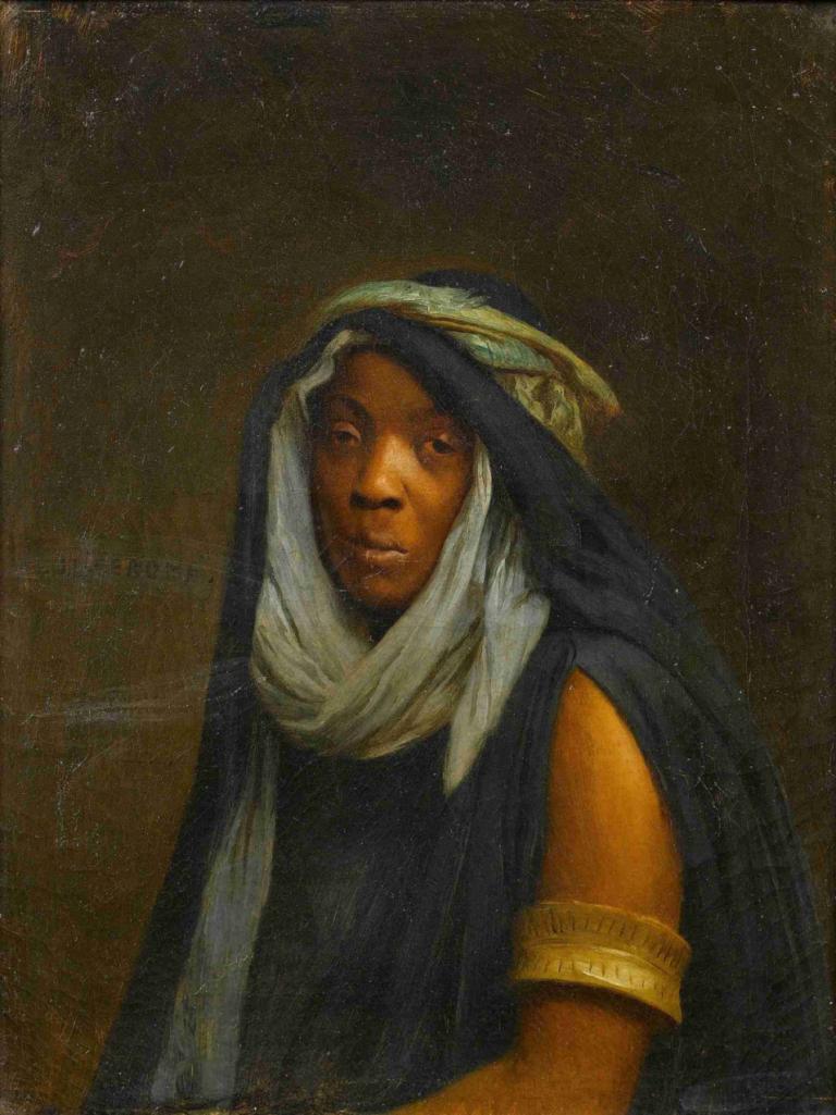 The black servant girl,La servante noire,Jean-Léon Gérôme,Peinture à l'huile,Peinture à l'huile, solo