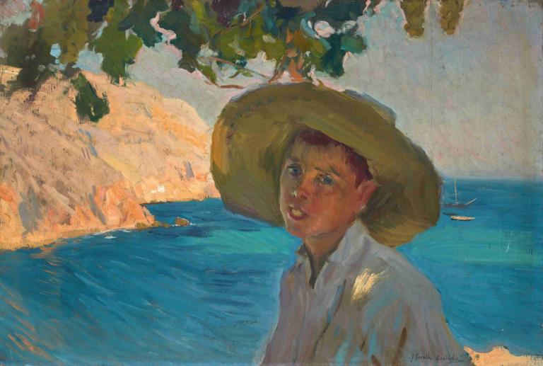 Chico con sombrero, Jávea [boy with sombrero, Jávea],Chico con sombrero, Jávea［帽子をかぶった少年、ジャベア］。