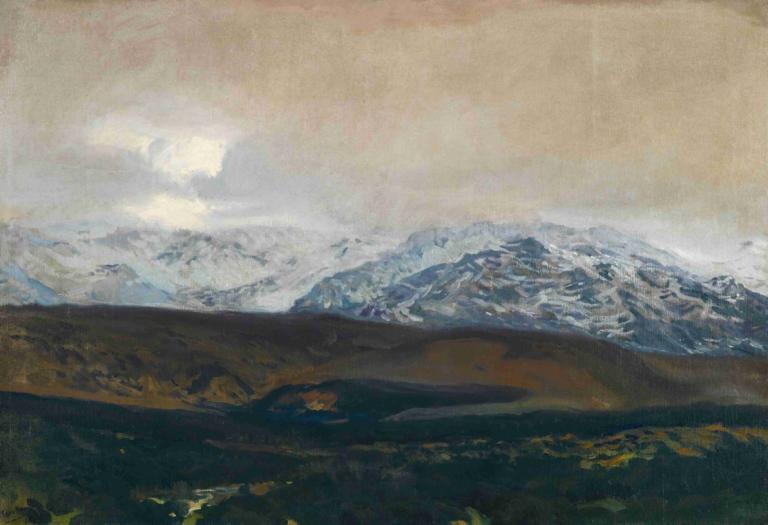 The Sierra De Guadarrama,Η Sierra De Guadarrama,Joaquín Sorolla,Ελαιογραφία,Ελαιογραφία, όχι ανθρώπους, τοπίο