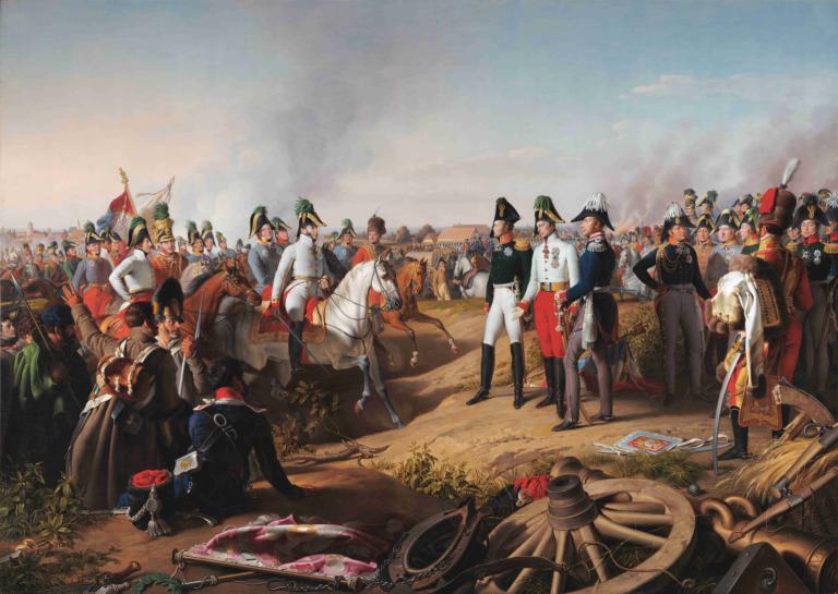 Declaration of victory after the Battle of Leipzig on 18 October 1813