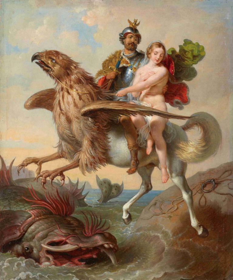 Rüdiger und Angelica,"Ruig đã trở về.",Johann Peter Krafft,John, Peter Kraft.,Tranh sơn dầu,Tranh sơn dầu