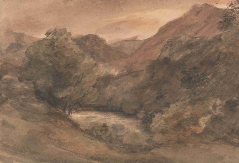 Borrowdale- Evening after a Fine Day, 1 October 1806,"Cho mượn thung lũng - Đêm sau trời nắng"