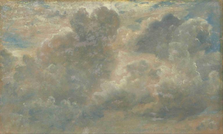 Cloud Study,Studiu Cloud,John Constable,Pictura in ulei,Pictura in ulei, nici oameni, decor, nor