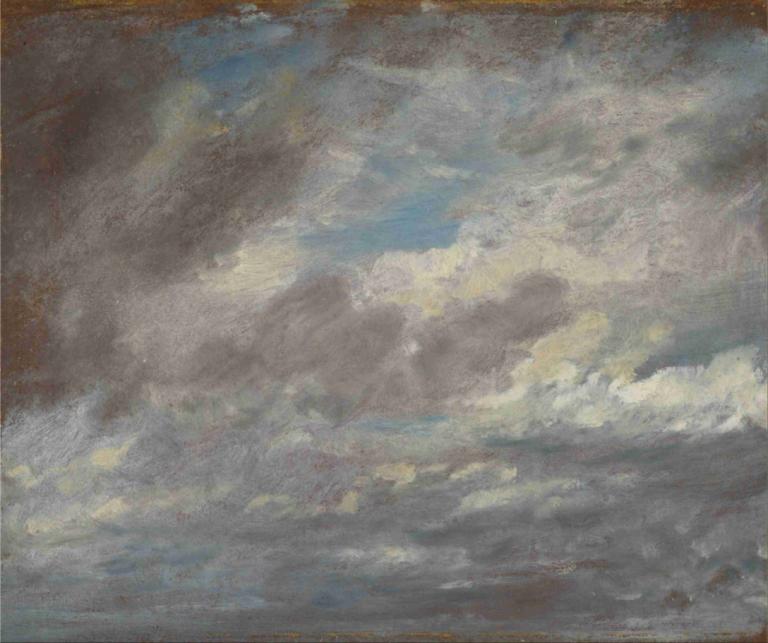 Cloud Study,Studi Awan,John Constable,Lukisan cat minyak,Lukisan cat minyak, awan, tidak ada manusia, langit