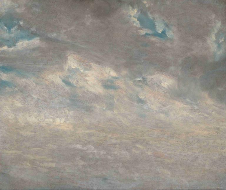 Cloud Study,Studi Awan,John Constable,Lukisan cat minyak,Lukisan cat minyak, awan, tidak ada manusia, langit