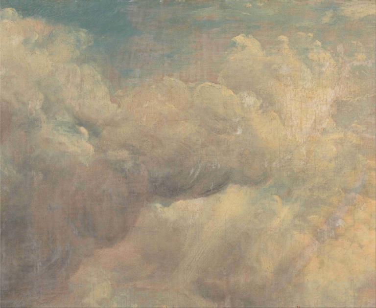 Cloud Study,John Constable,Oil Painting,Oil Painting, cloud, no humans, sky, cloudy sky, outdoors, scenery