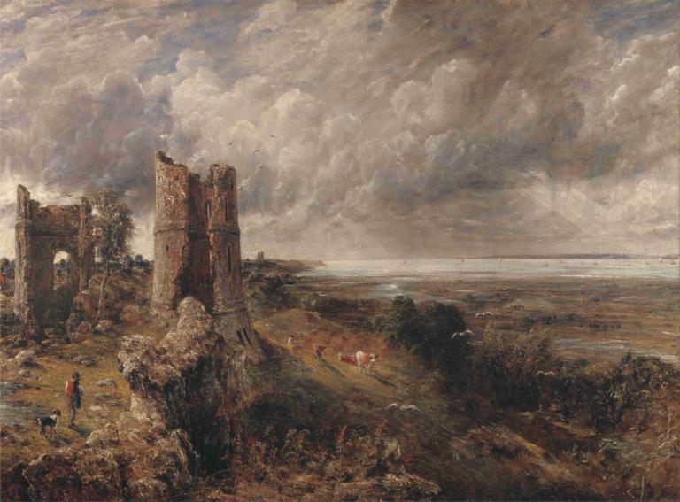 Hadleigh Castle, The Mouth of the Thames-Morning after a Stormy Night,John Constable,Oil Painting