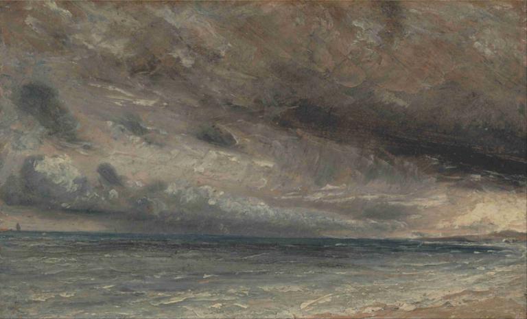 Stormy Sea, Brighton,Stürmische See, Brighton,John Constable,Johann Wachtmeister,Ölgemälde,Ölgemälde