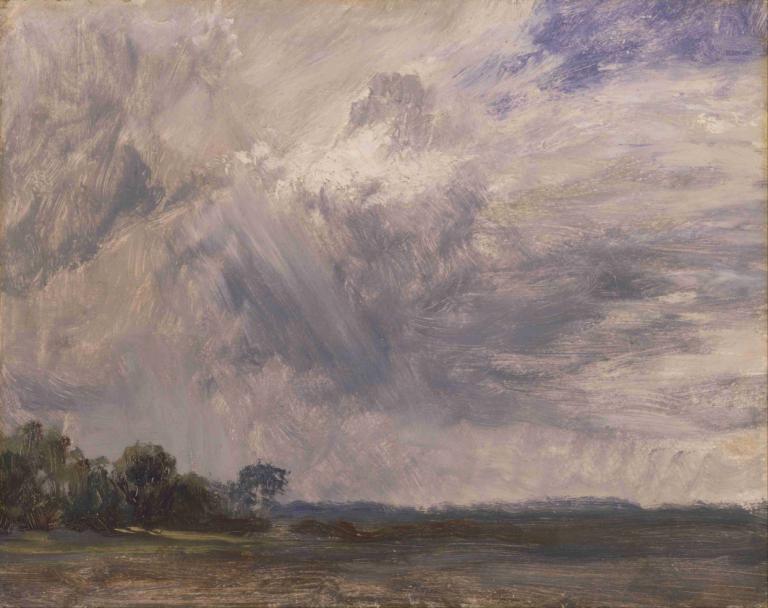 Study of a Cloudy Sky,Studie über einen bewölkten Himmel,John Constable,Johann Wachtmeister,Ölgemälde