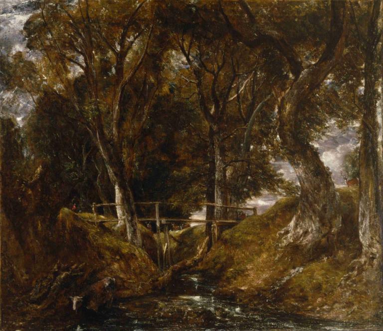 The Dell at Helmingham Park,Die Dell im Helmingham Park,John Constable,Johann Wachtmeister,Ölgemälde