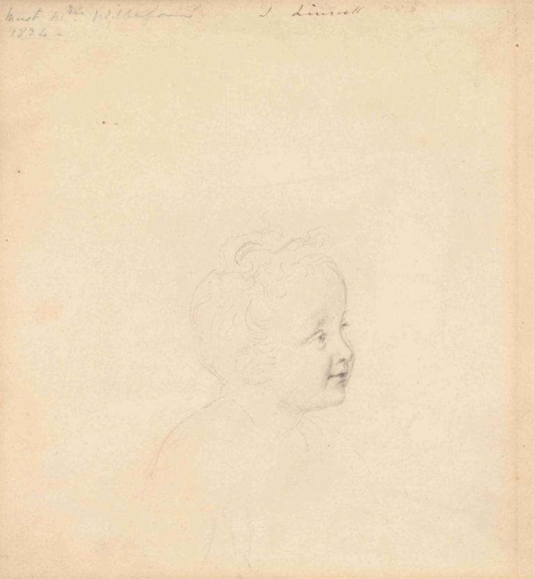 Study for Master William Wilberforce,Исследование для мастера Уильяма Уилберфорса,John Linnell,Джон Линнелл