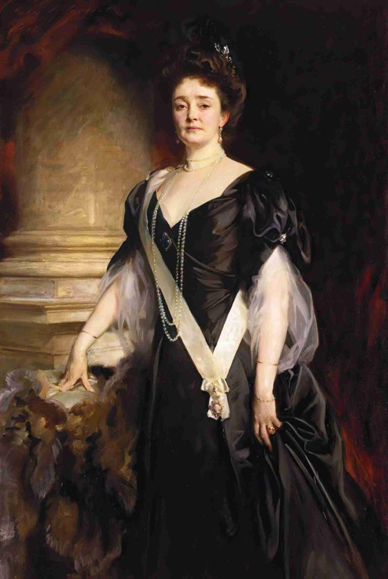 Duchess Louise Margaret of Connaught (1860–1917), née Princess of Prussia.,John Singer Sargent,Oil Painting