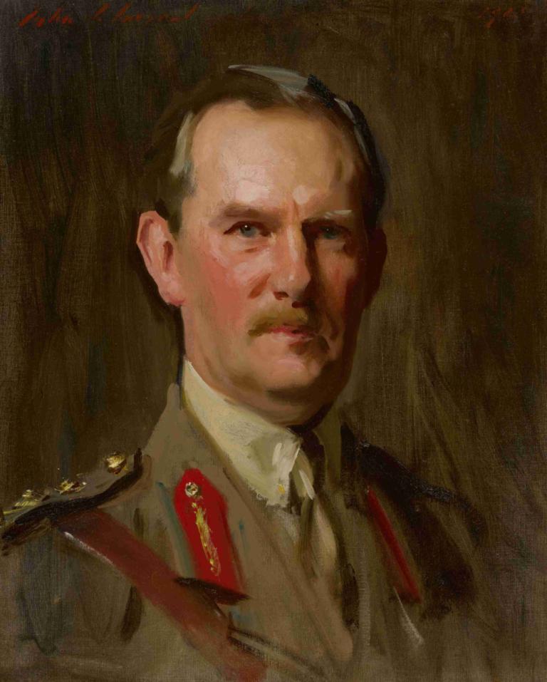 General Sir John Cowans,존 코완스 경 장군,John Singer Sargent,존 싱어 사르겐트,오일 페인팅,오일 페인팅, 1남, 남성 집중, 독주, 제복, 군대, 군복