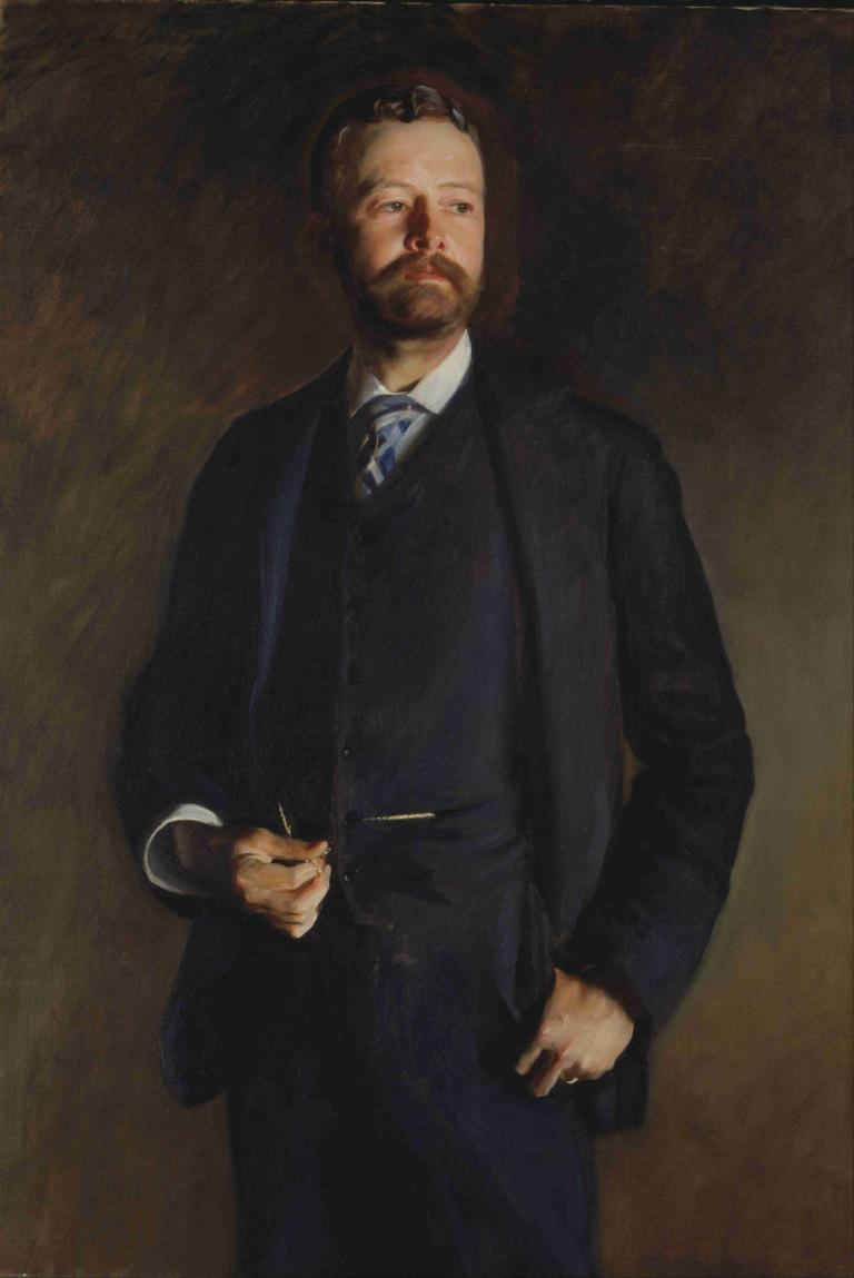 Henry Cabot Lodge,John Singer Sargent,Ölgemälde,Ölgemälde, 1Junge, Solo, männlicher Fokus, realistisch