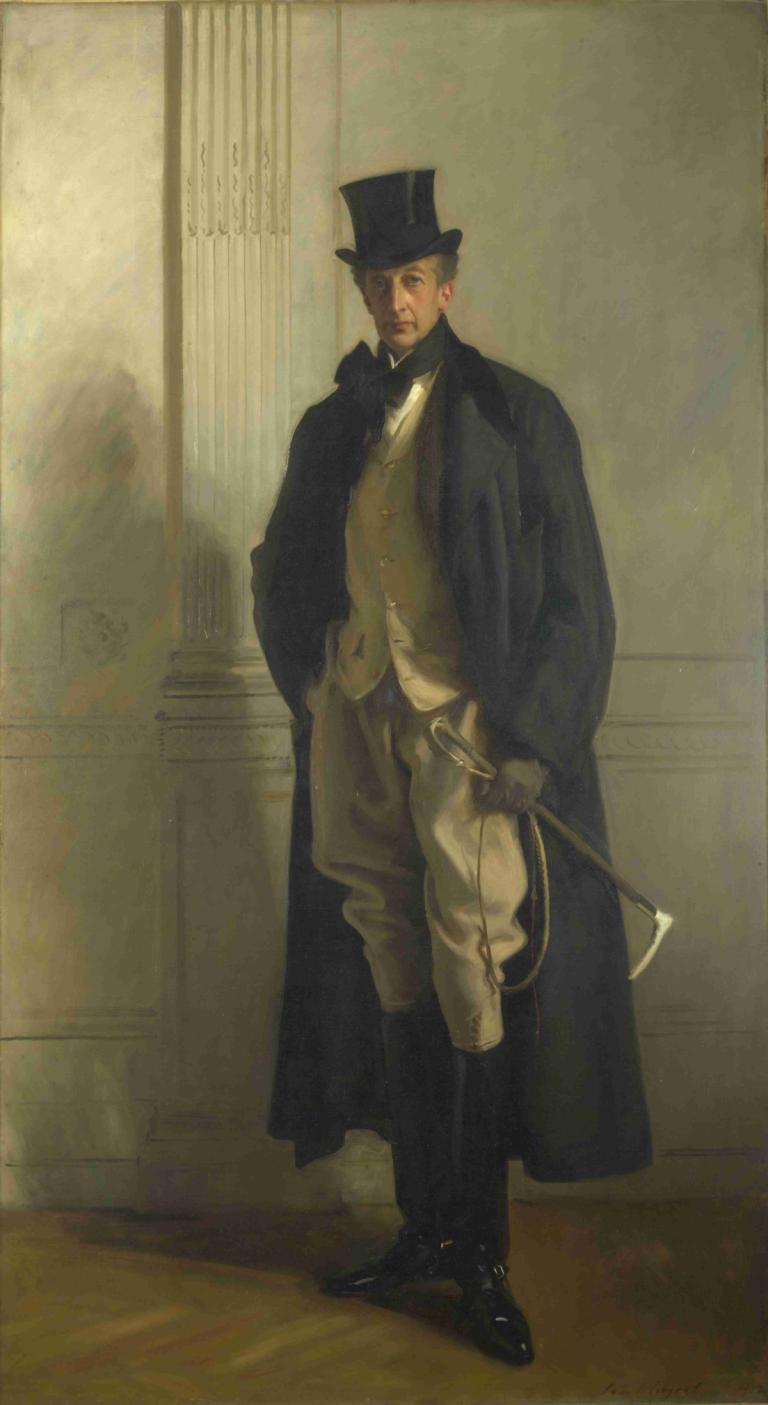 Lord Ribblesdale,リブルスデール卿,John Singer Sargent,ジョン・シンガー・サージェント,油絵,油絵, 男の子1名, 男性の焦点, ソロ, 帽子, 手袋, 立っている, 黒い靴