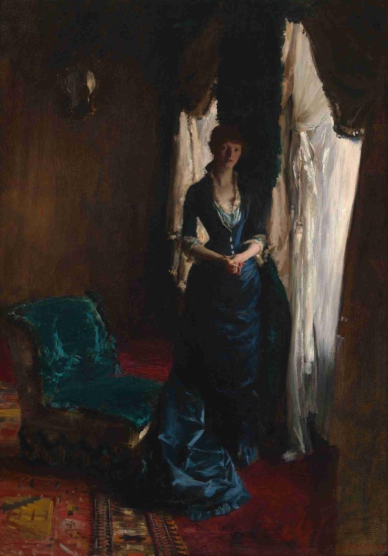 Madame Paul Escudier (Louise Lefevre),マダム・ポール・エスキュディエ（ルイーズ・ルフェーヴル）,John Singer Sargent,ジョン・シンガー・サージェント,油絵,油絵