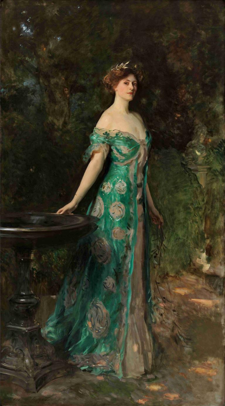 Portrait Of Millicent Leveson-Gower, Duchess Of Sutherland (1867-1955),萨瑟兰公爵夫人米莉森特-莱文森-高尔肖像（1867-1955 年）