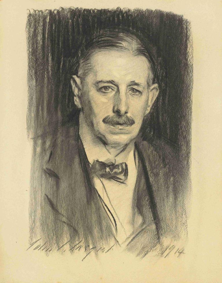 Portrait of Horatio P. Symonds,Porträtt av Horatio P. Symonds,John Singer Sargent,Skiss,Skiss, 1 pojke